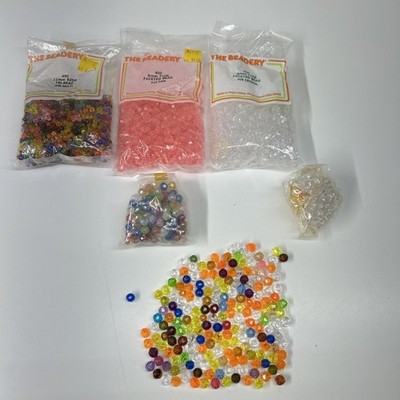 VTG The Beadery Lot Of Faceted Beads Tri Beads Mixed Lot Crafting