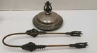 Vintage Meriden #220 Silver Plate Pickle Castor With Tongs & Glass Insert — photo 4