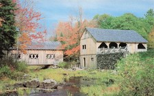 Bangor Maine Forest Logging Museum Saw Mill Historic Vtg Postcard J33