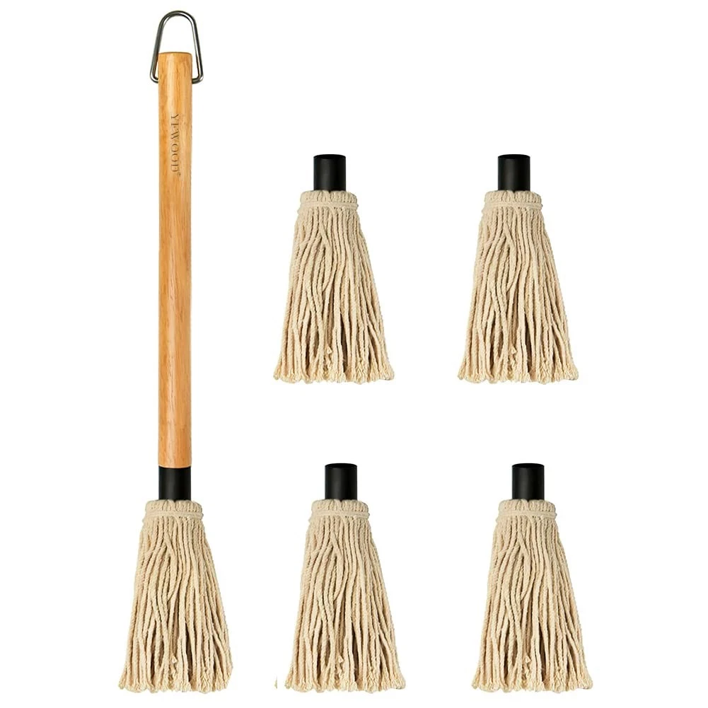 BBQ Mop Brushes for Sauce,18 Inch Grill Basting Mop Wooden Long Handle BBQ Mo...
Opens in a new wind