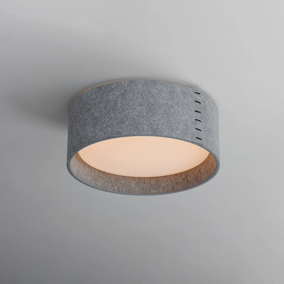 Maxim 10220 Blanco Prime 16" LED Montaje Al Ras Tambor Accesorio de Techo Foto 3 de 4