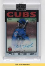 2021 Clearly Authentic 1986 Topps Baseball Kyle Hendricks Auto READ 1he8