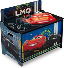 Toy Box Cars Lightning McQueen LMQ Organizer Bin Children's Furniture Bedroom 