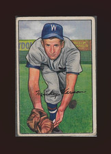 1952 Bowman #87 Mickey Vernon (ERR) (G) Washington Senators