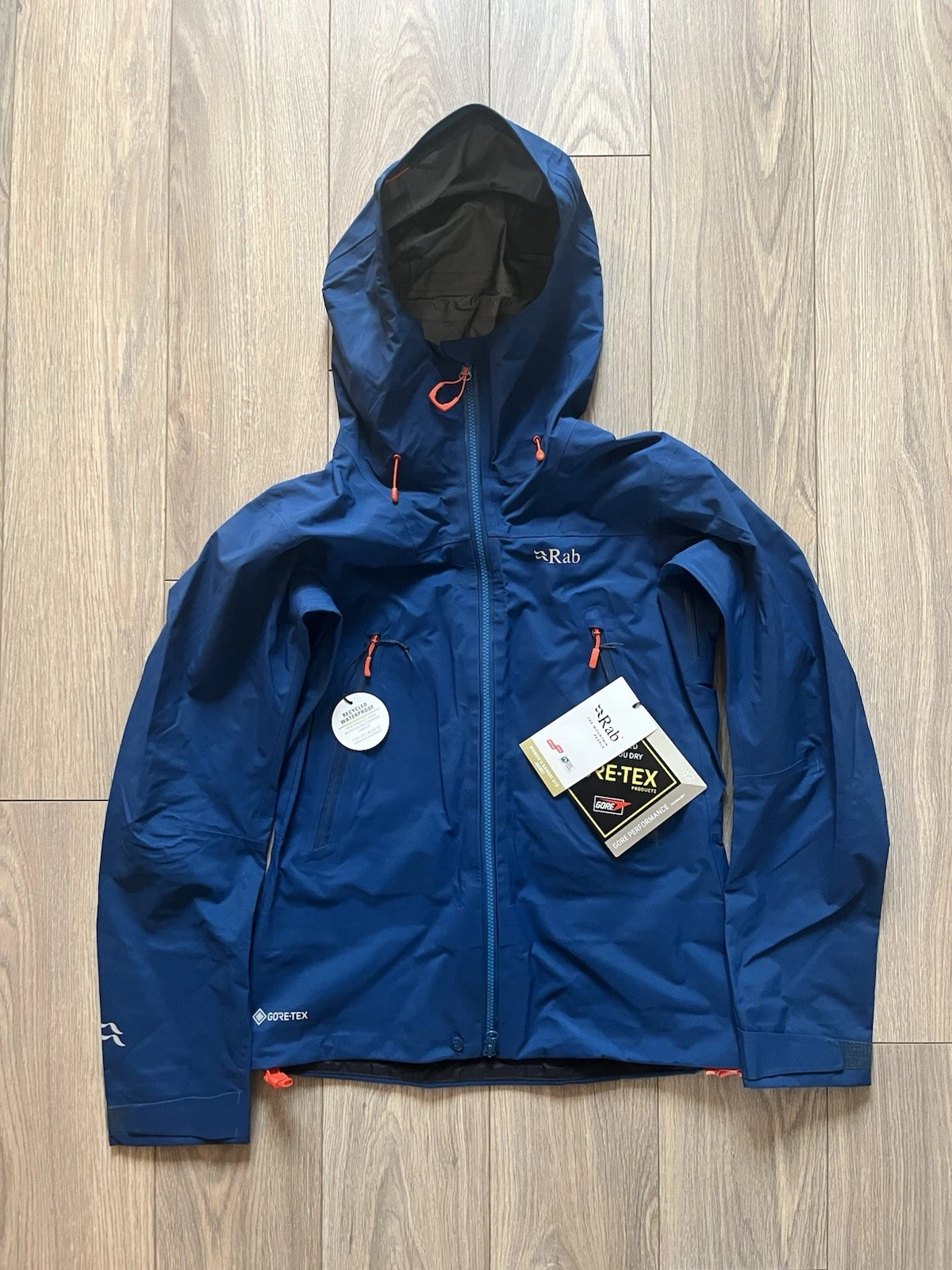 Rab Kangri GTX Jacket - Womens UK 8 - Ink £330 RRP BNWT
