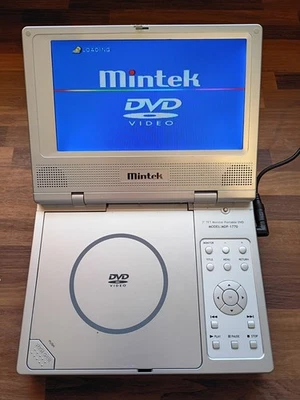 Mintek MDP-1770 7" Portable DVD Player NO AUDIO - Image 1 of 4