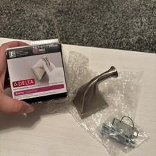 Delta Foundations FND35-PC Double Multi-Purpose Hook in Chrome