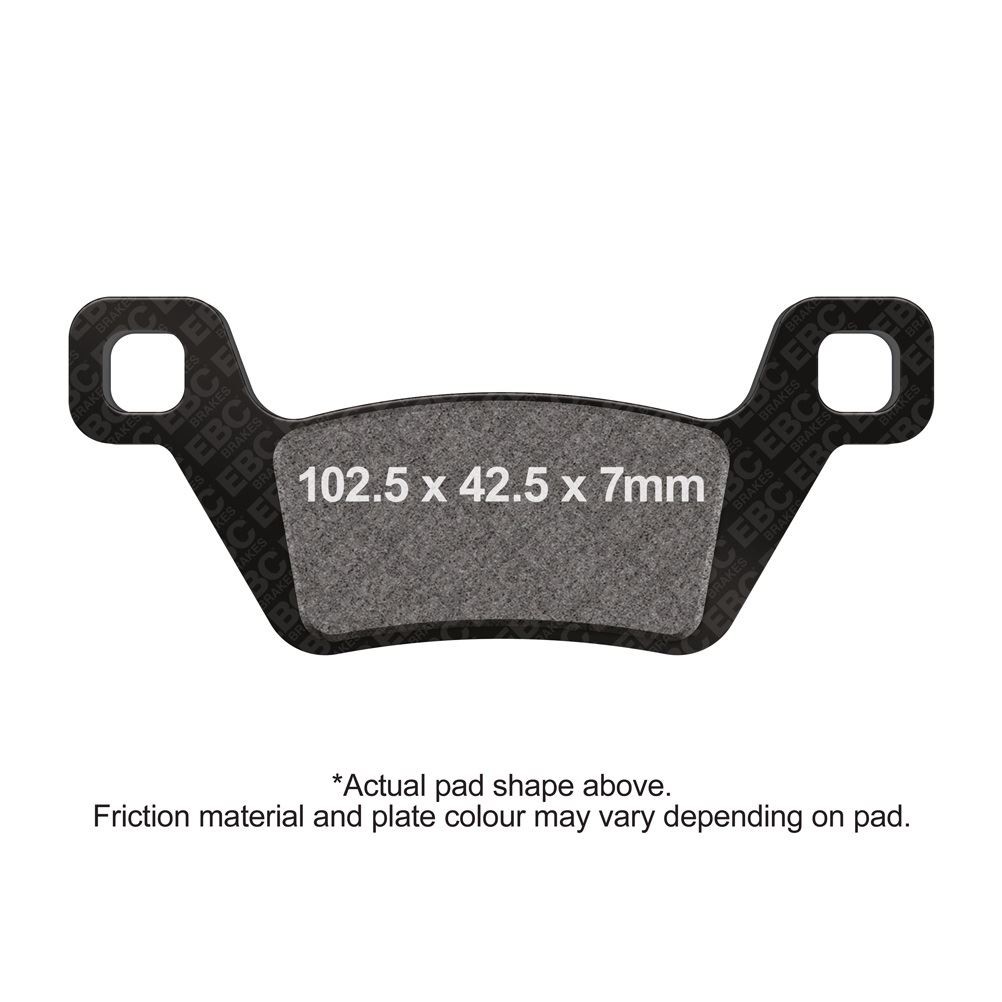 EBC Motorcycle Sintered Brake Pads Rear Right Kymco MXU 550i 2012 - 2015