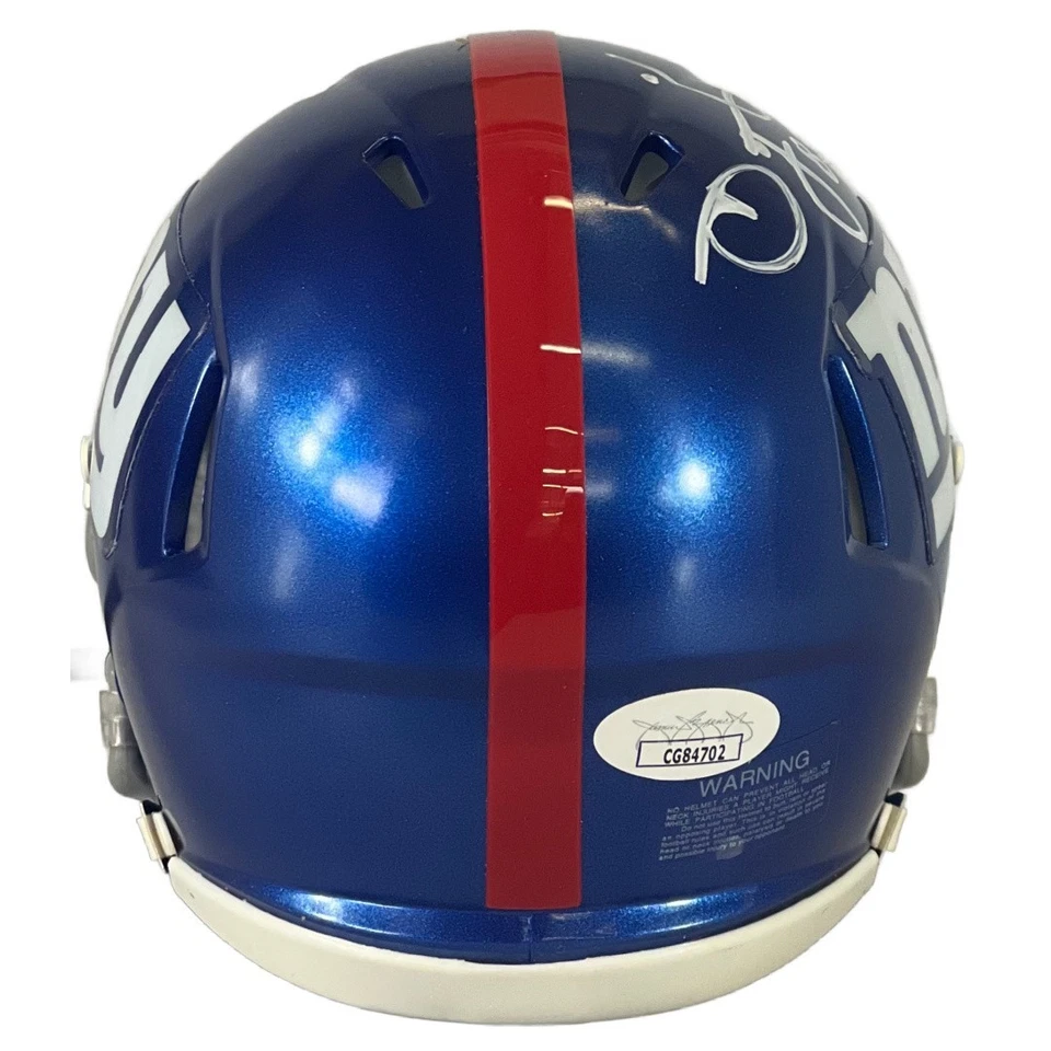 David Tyree autographed signed mini helmet New York Giants JSA COA - Image 2 of 2