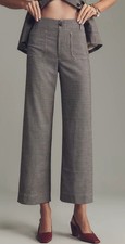 The merricksart Colette Crop Houndstooth Pants by Maeve. Size 25.