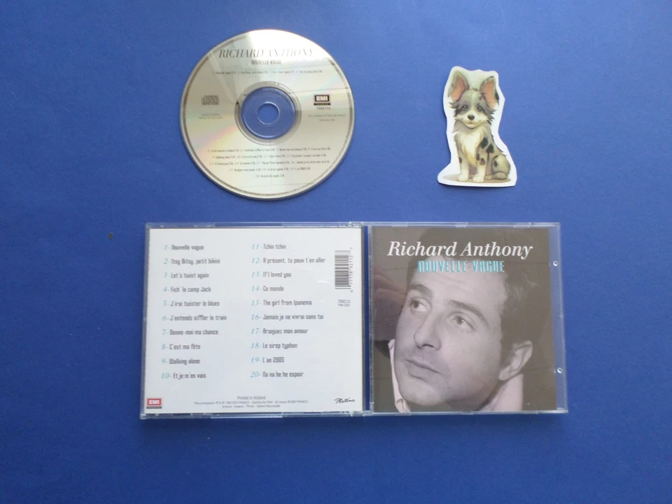 cd - RICHARD ANTHONY " nouvelle vague " en TBE - Photo 1/1