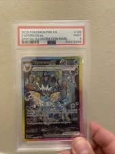 Vaporeon EX Sir 149/131 PSA 9