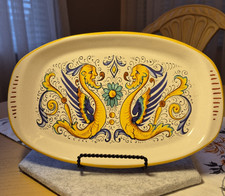 Nova Deruta Majolica Raffaellesco Serving/Appetizer Platter
