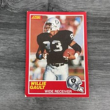 Willie Gault, 1989 Score, #218, Los Angeles Raiders