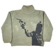 Men's Fashion Casual Loose Turtleneck Pullover Harajuku Street Knit Tops