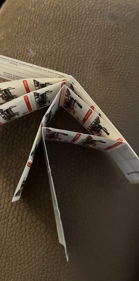 US Booklet Stamp Steam Locomotives 1993 - 20 Stamps 5 Different Locomotives - Image 3 of 4