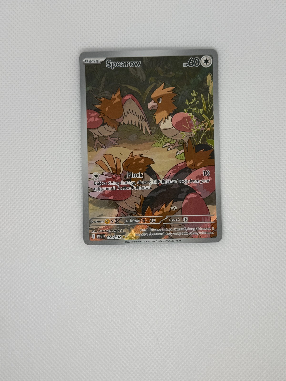 Spearow 151/132 Me01: Mega Evolution Holo Near Mint/Mint Fresh
