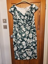 Veni infantino Shamrock green mother of the bride occasion dress.