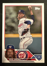 2023 Topps Update Jose Urena Advanced Stats Parallel /300 Nationals US68