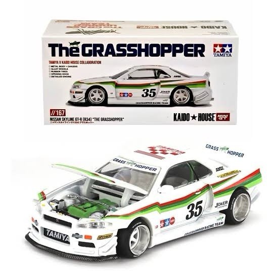 Kaido House X Mini GT Tamiya NISSAN SKYLINE GT-R (R34) 