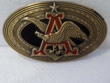 2010 Limited Ed. "A" Anheuser-Busch Budweiser Belt Buckle Fits up to 1.5" Belt