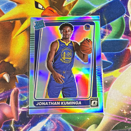 Panini 2021-22 Donruss Optic Rated Rookie Holo Prizm Jonathan Kuminga #190