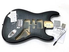 Fender Squier Strat Body Black Burst FMT FLAME MAPLE TOP w/2-Pt Tremolo Guitar