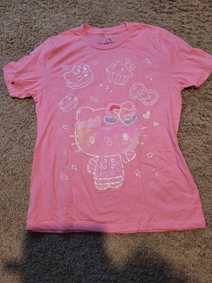 Limited Edition  Hello Kitty Cafe 50th Anniversary Shirt - New - Pink - Large
