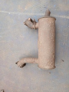 John Deere 317 KT17 Exhaust Manifold and Muffler Assembly