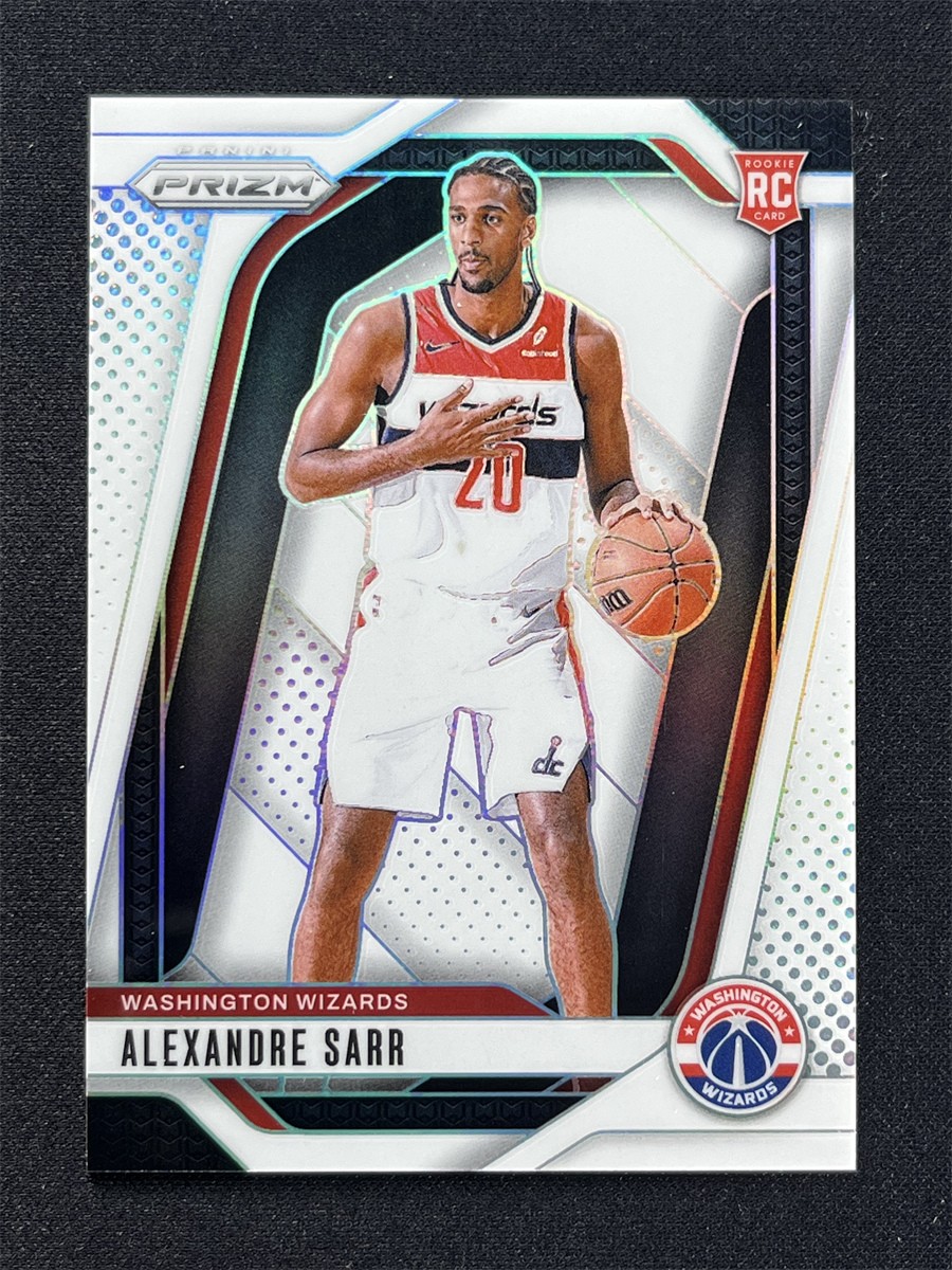 2024-25 Panini Prizm Alexandre Sarr #264 White Prizm Rookie RC Wizards /175
