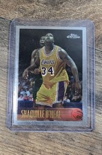 1996 Topps Chrome Shaquille O'Neal Refractor #220 card