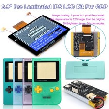 Game Boy Pocket IPS high brightness LCD Laminated screen W/USB-C batteies Shell