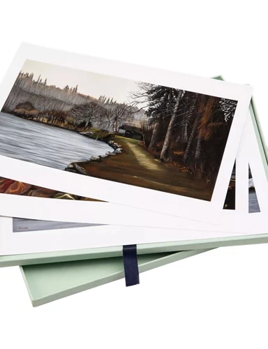 The Macallan Home Collection - River Spey - With Art Prints - 44.8% Vol. – 0.7L - Picture 3 of 5