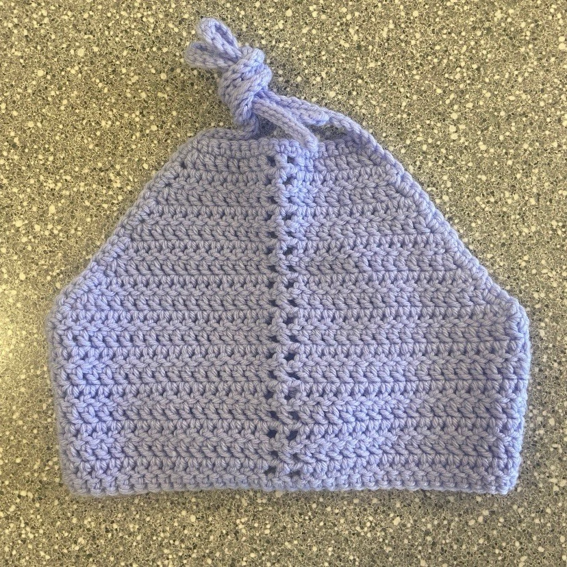 Bralette de ganchillo púrpura lavanda - Top corto hecho a mano - Festival Boho Foto 3 de 4