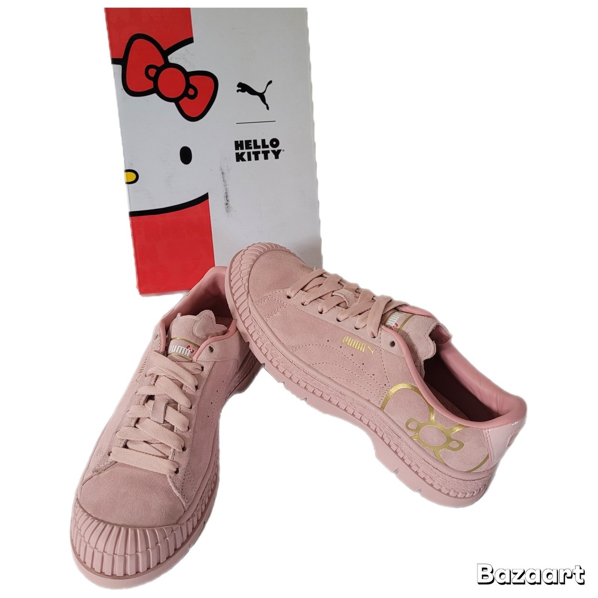 Puma x Hello Kitty Utility Women's Sneakers Pink Gold 372974-01 NEW IN BOX  Sz 7 | eBay