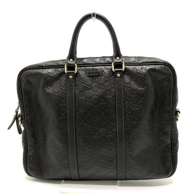 GUCCI 201480 Sima Line Hand Bag Business bag Briefcase Leather GUCCI 201480 Sima Line Hand Bag Business bag Briefcase Leather
