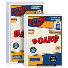 Product Image: 100 Comic Bags Boards Acid Free Transparent Sleeves Current Size Reusable