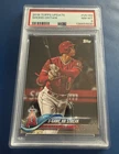 2018 TOPPS UPDATE #US189 SHOHEI OHTANI RC ANGELS PSA 8