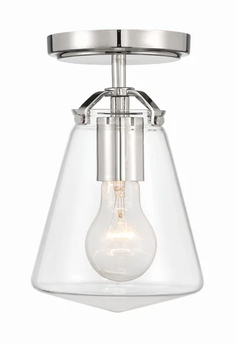 Crystorama Lighting Group VSS-7002_CEILING Voss 6"W Semi-Flush - Nickel - Picture 8 of 12