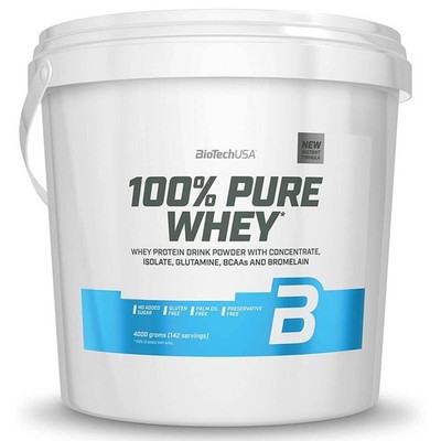 (26,88 EUR/kg) Biotech USA 100% Pure Whey 4000 g Protein Muskelaufbau Eiweiß