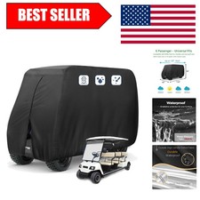 Waterproof Golf Cart Cover - Universal Fit for 2, 4,  6 Passengers