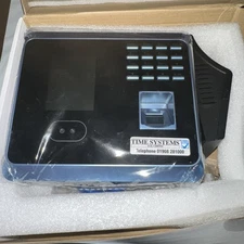 Time Systems Fingerprint Scanner Time Clock New damaged Box