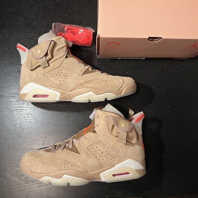 Size 8 - Jordan 6 Retro x Travis Scott Mid British Khaki