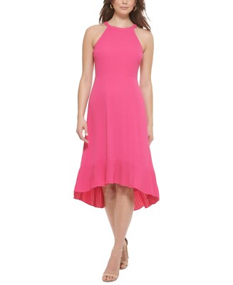 kensie chiffon pleated dress kensie Dresses Womens Black Pleated Zippered Ruffled Jamaica