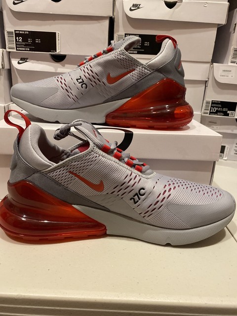 Nike Air Max 270 Wolf Grey University Red AH8050 018 Men's Size 11 | eBay
