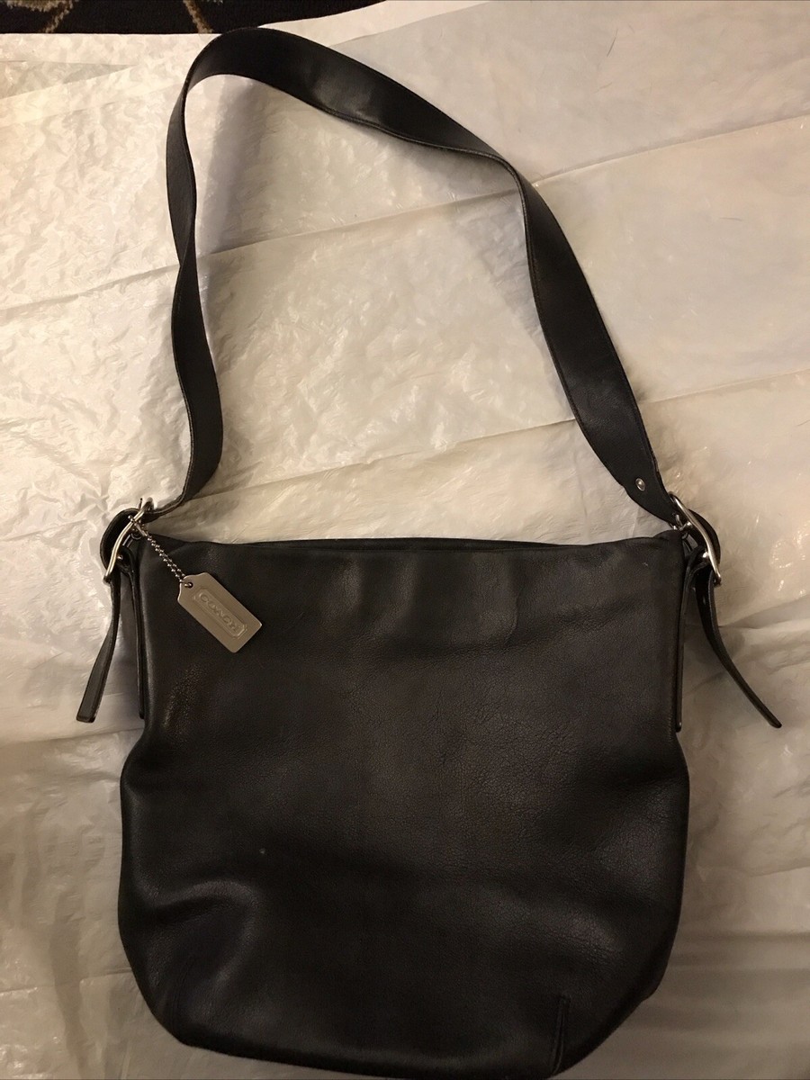 COACH Vintage Legacy 9186 Classic Black Leather Soho Hobo