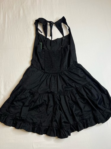 Women’s Button- Front Tiered Romper- Wild Fable Black Size Small - Picture 2 of 9