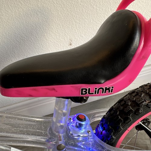 Rare OOP Kazam Blinki Light Up Balance Bike Pink 12 Inch GREAT COND - Picture 4 of 9