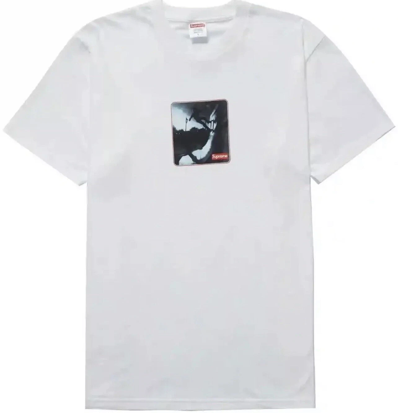 T shirt Supreme Shadow 2021 taille : L blanc S/S F/W logo boîte rouge 