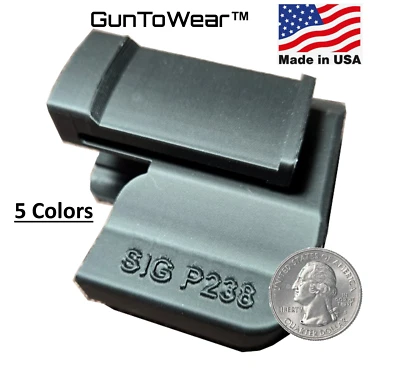 GUNTOWEAR SIG SAUER P238 Holster, Optional TR8GS Laser IWB In Waistband Conceal Carry